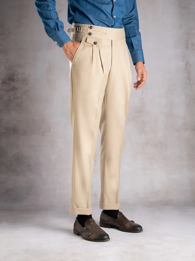 -PANTALONE NEAPOLIS TASMANIA HOLLAND & SHERRY BEIGE