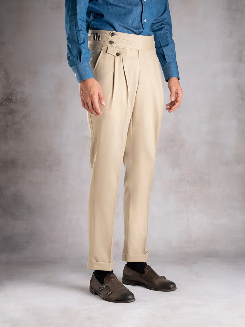 -PANTALONE NEAPOLIS TASMANIA HOLLAND & SHERRY BEIGE