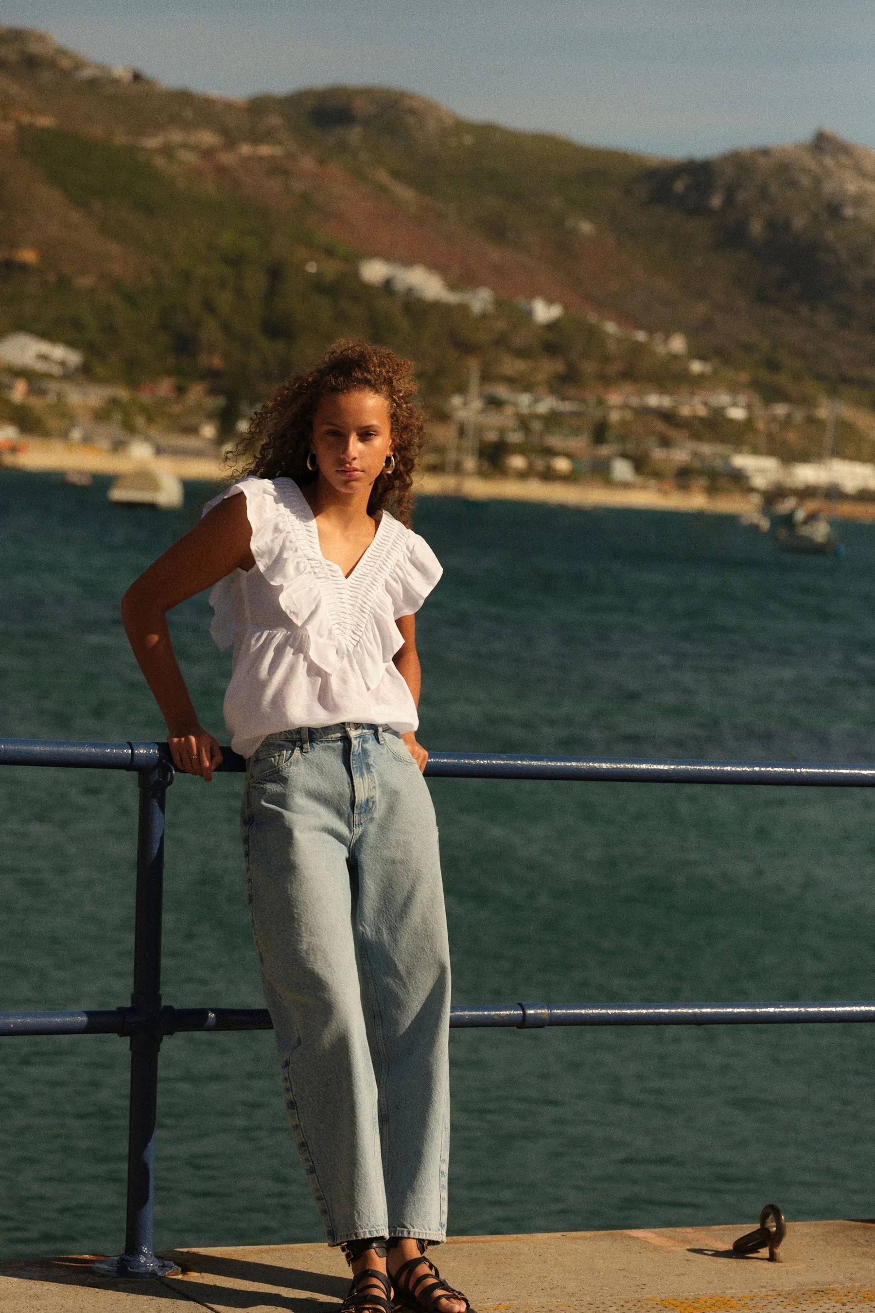 100% Jeans a botte in cotone    