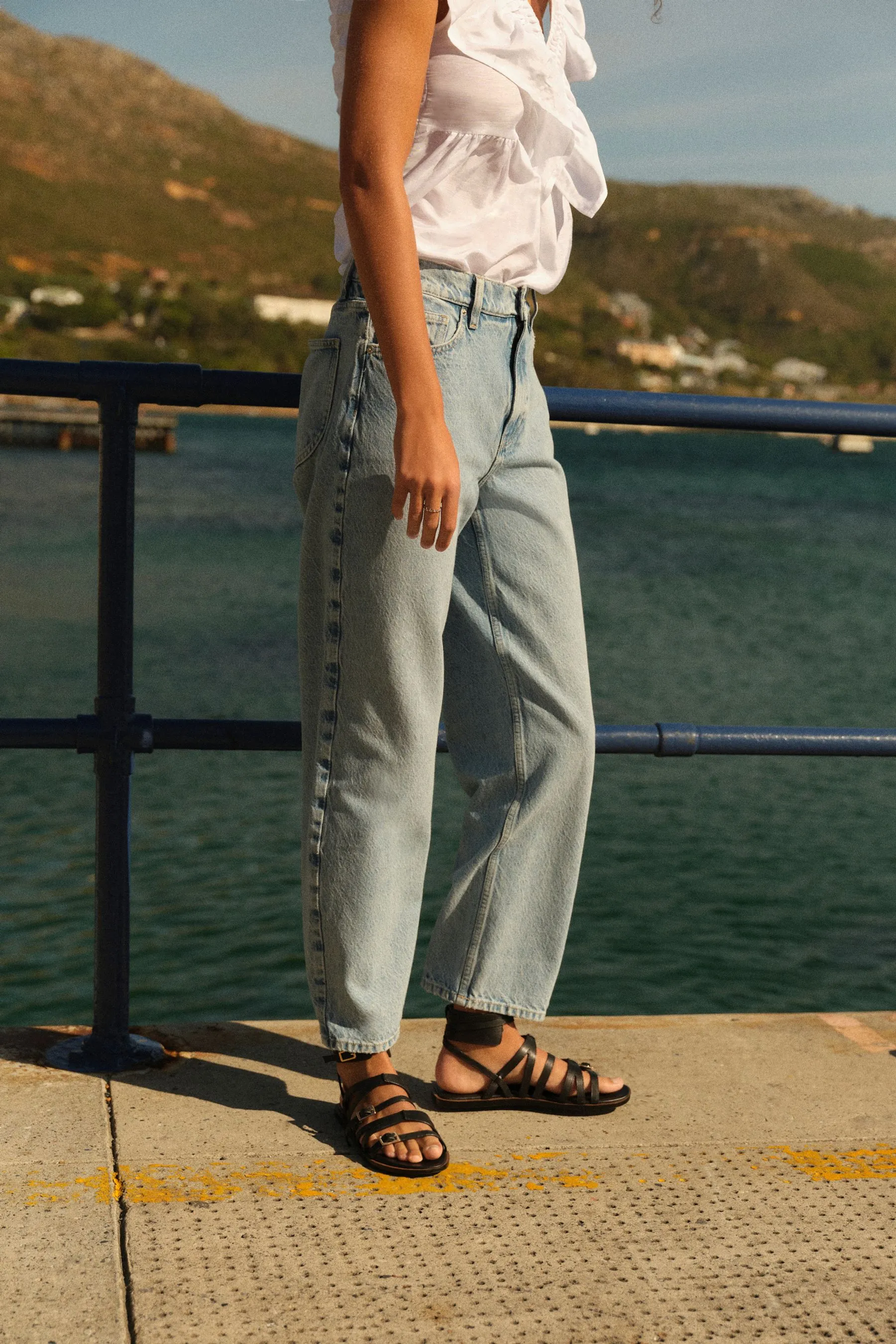 100% Jeans a botte in cotone    