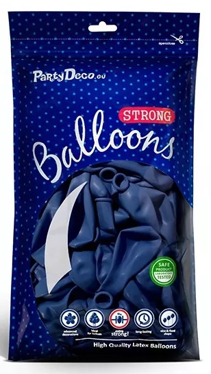 100 palloncini blu scuro 23 cm