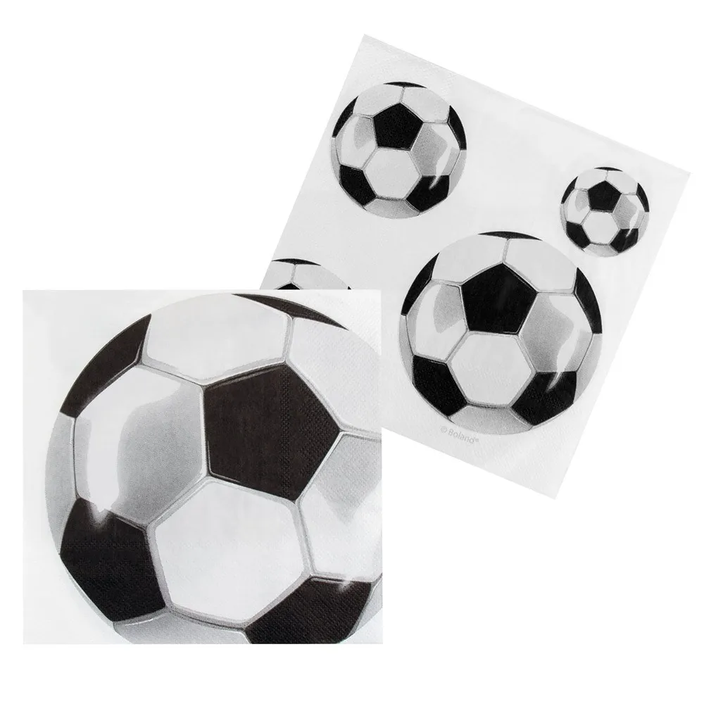 12 tovaglioli per feste di calcio