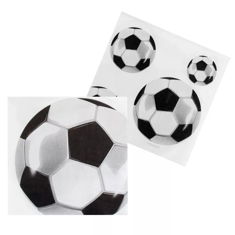 12 tovaglioli per feste di calcio