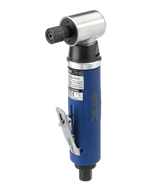 13200062 AIRTEC Smerigliatrice pneumatica angolare 90° 1 HP con pinze da 3 e 6 mm, per lavori professionali continuativi