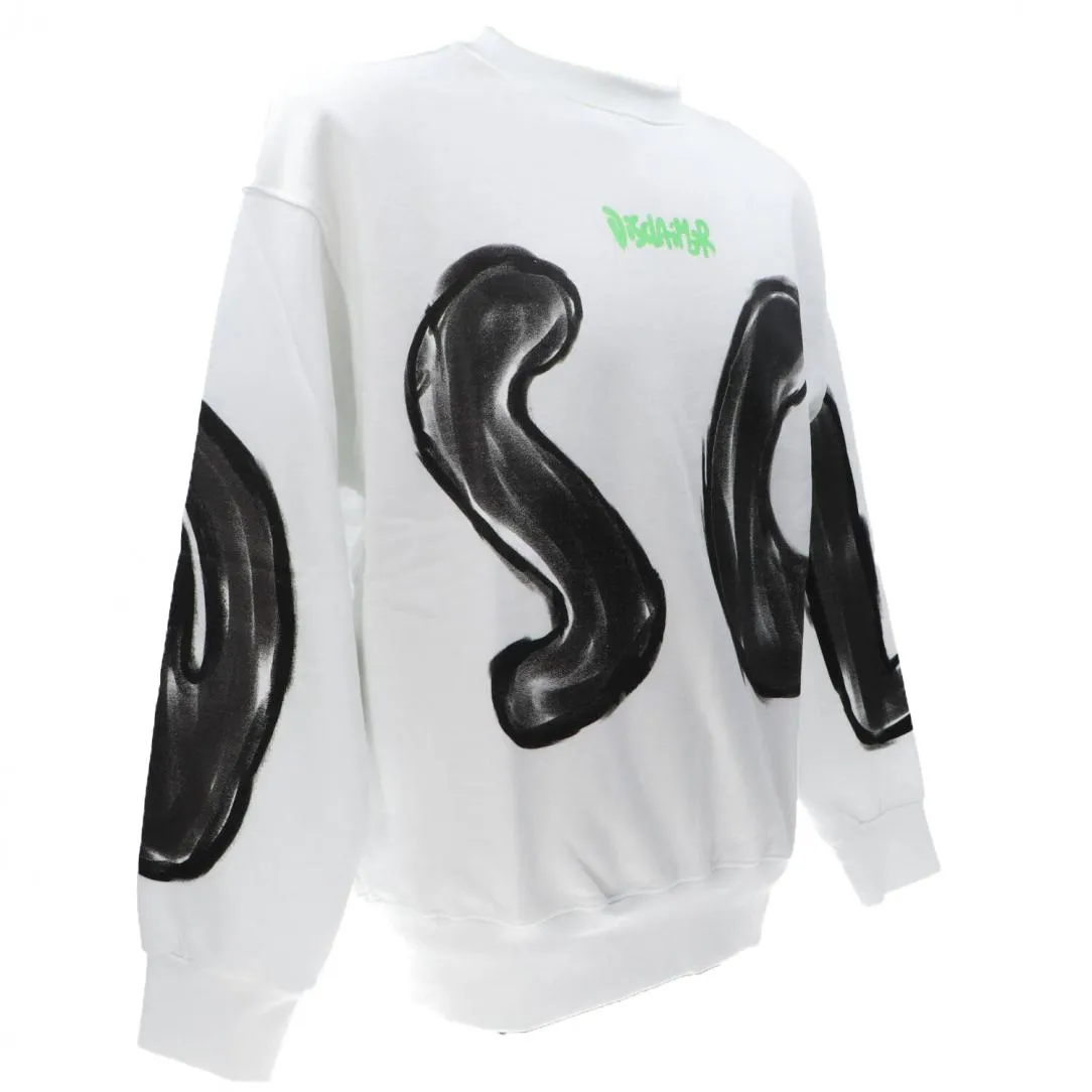 24EDS54219 LETT FELPA Bianco