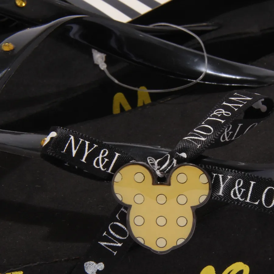 3714T infradito bimba MONNALISA NY&LON mickey mouse sandal shoe kid