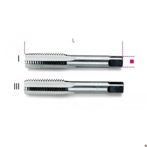 446/C110 - ASSORTIMENTO DI MASCHI E FILIERE IN ACCIAIO AL CROMO E ACCESSORI PER AUTORIPARAZIONE BETA UTENSILI 004460060