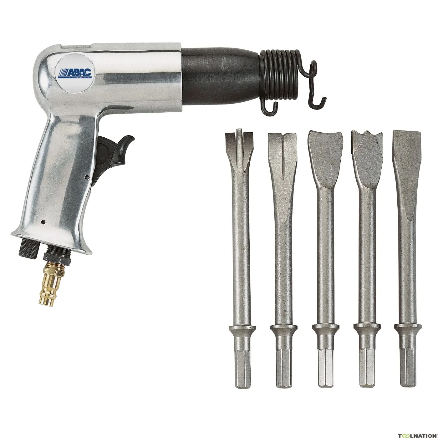 ABAC 8973005421 Martello a scalpello + set di scalpelli da 5 pezzi