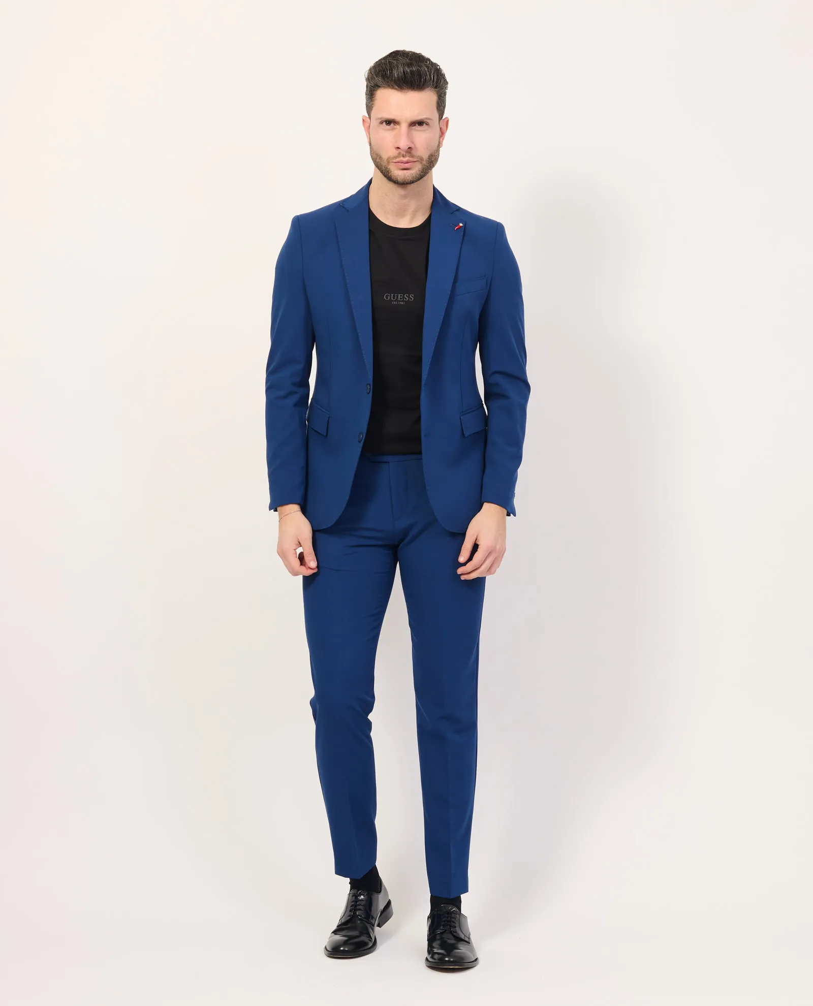 Abito blu Mulish monopetto con pantaloni con tirapancia
