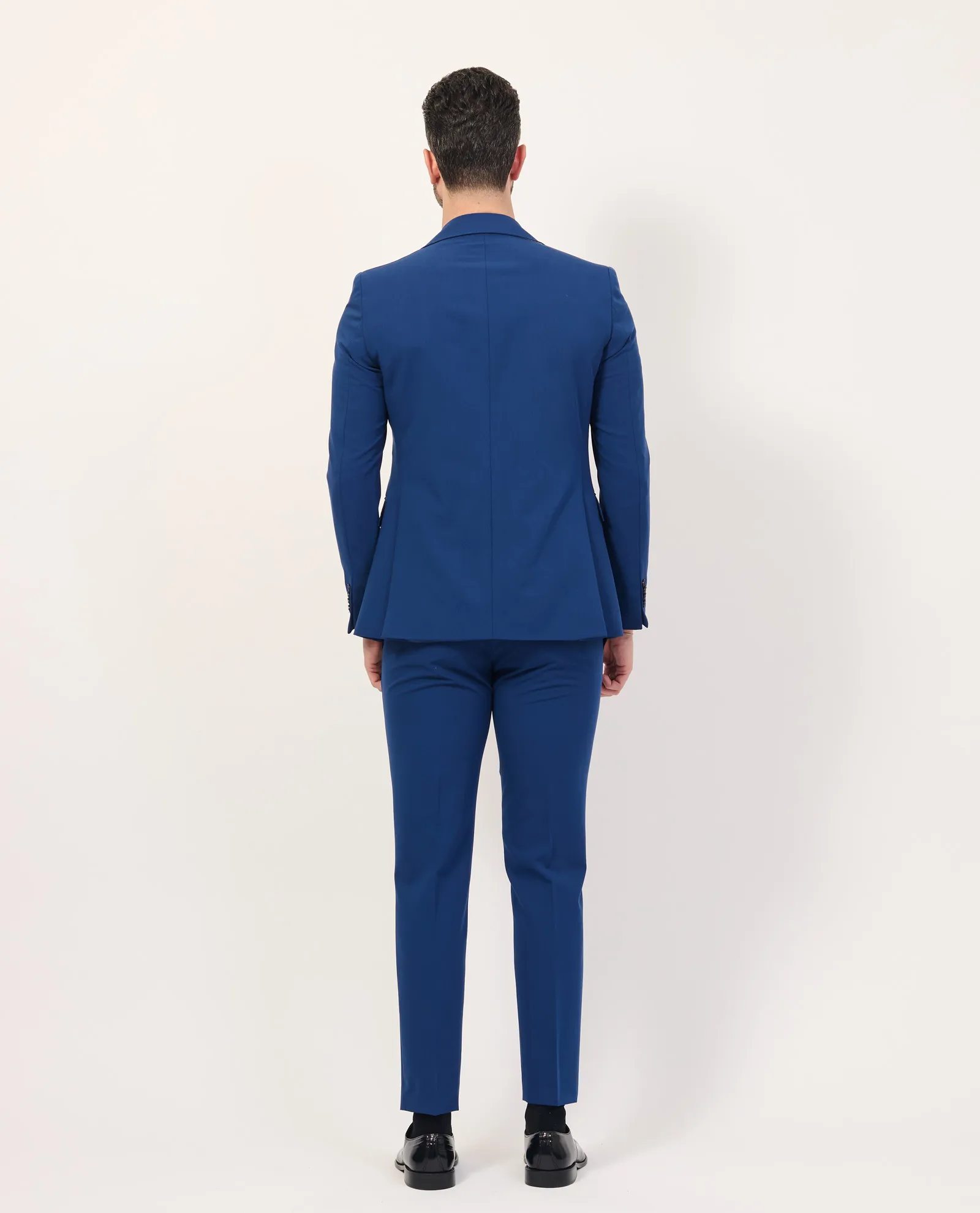 Abito blu Mulish monopetto con pantaloni con tirapancia