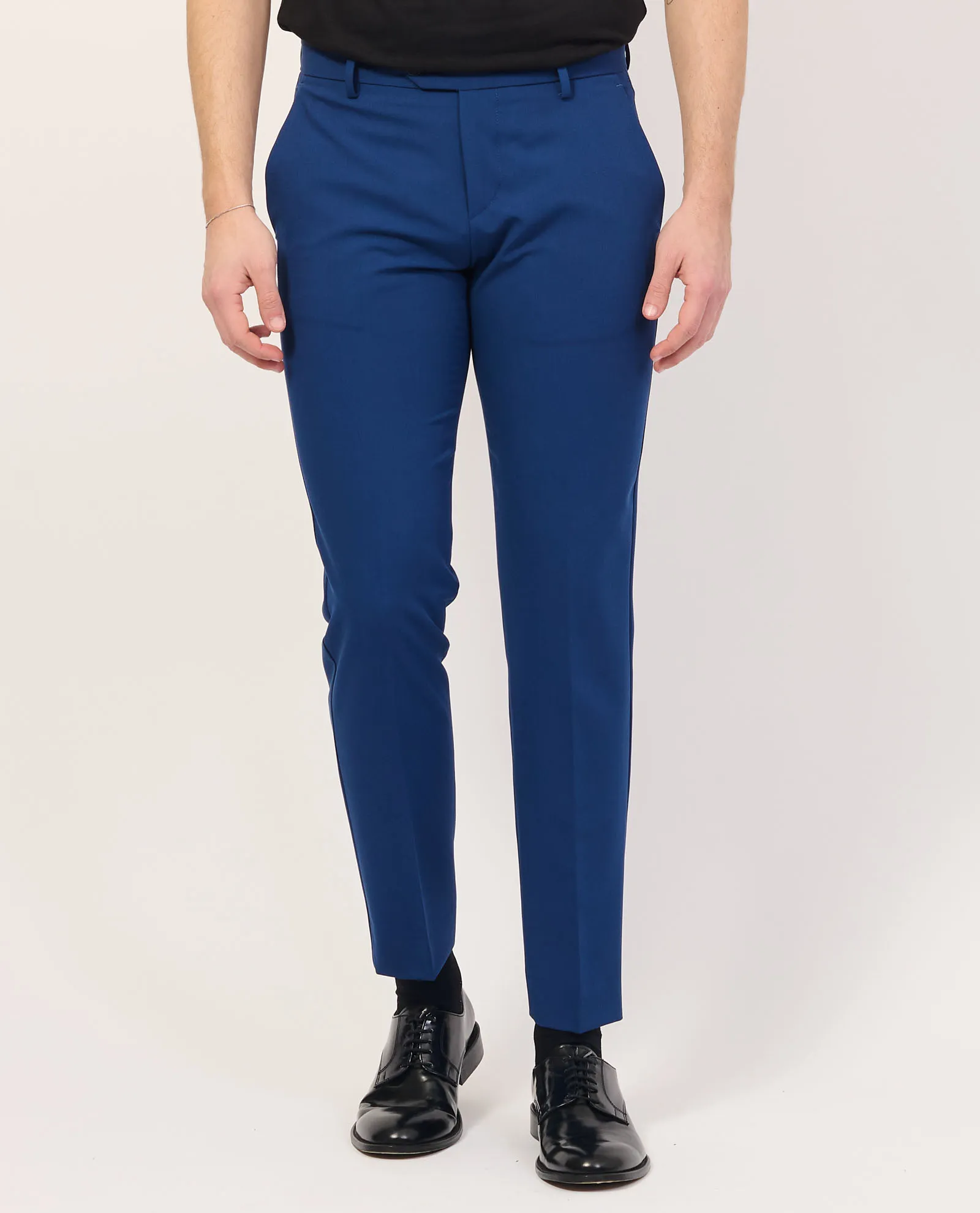 Abito blu Mulish monopetto con pantaloni con tirapancia