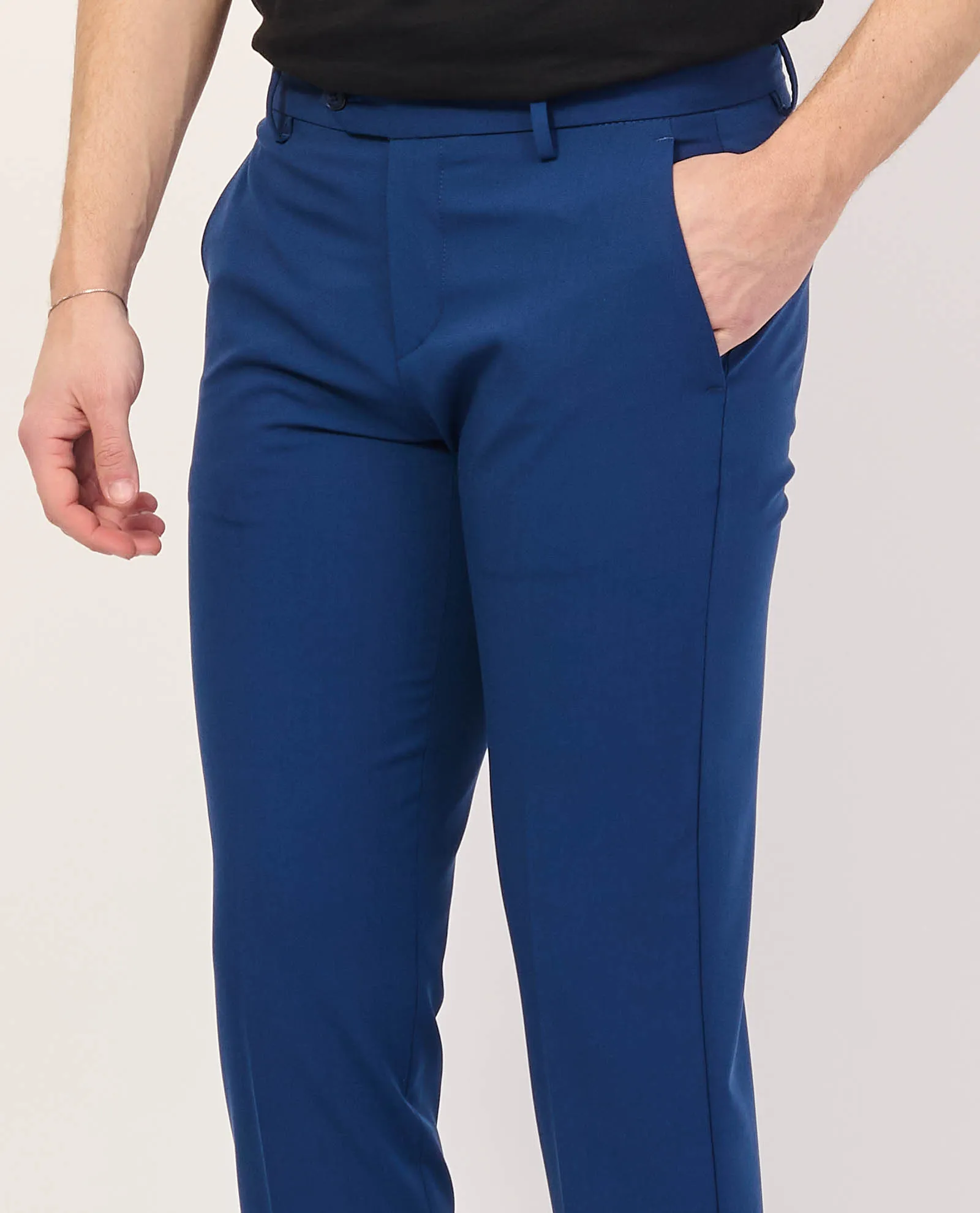 Abito blu Mulish monopetto con pantaloni con tirapancia