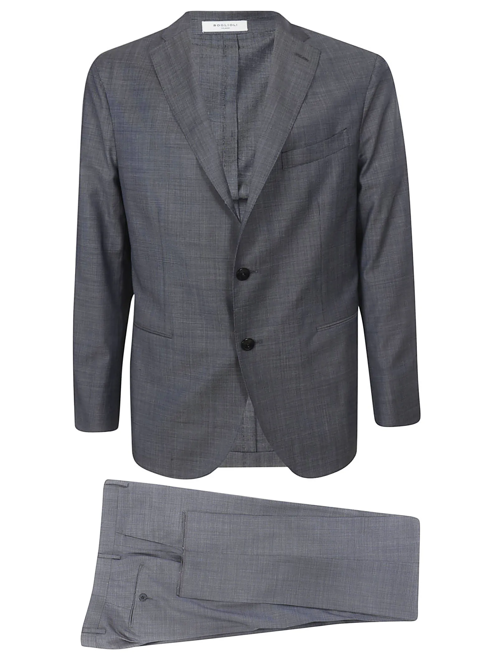 ABITO IN MISTO LANA E SETA BOGLIOLI  UOMO N2182EBNC1090740