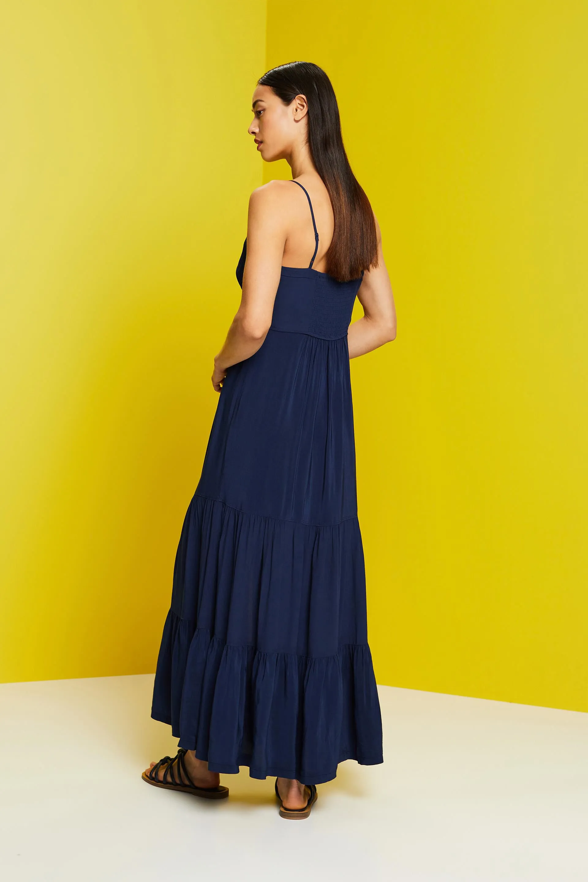 Abito maxi con spalline
