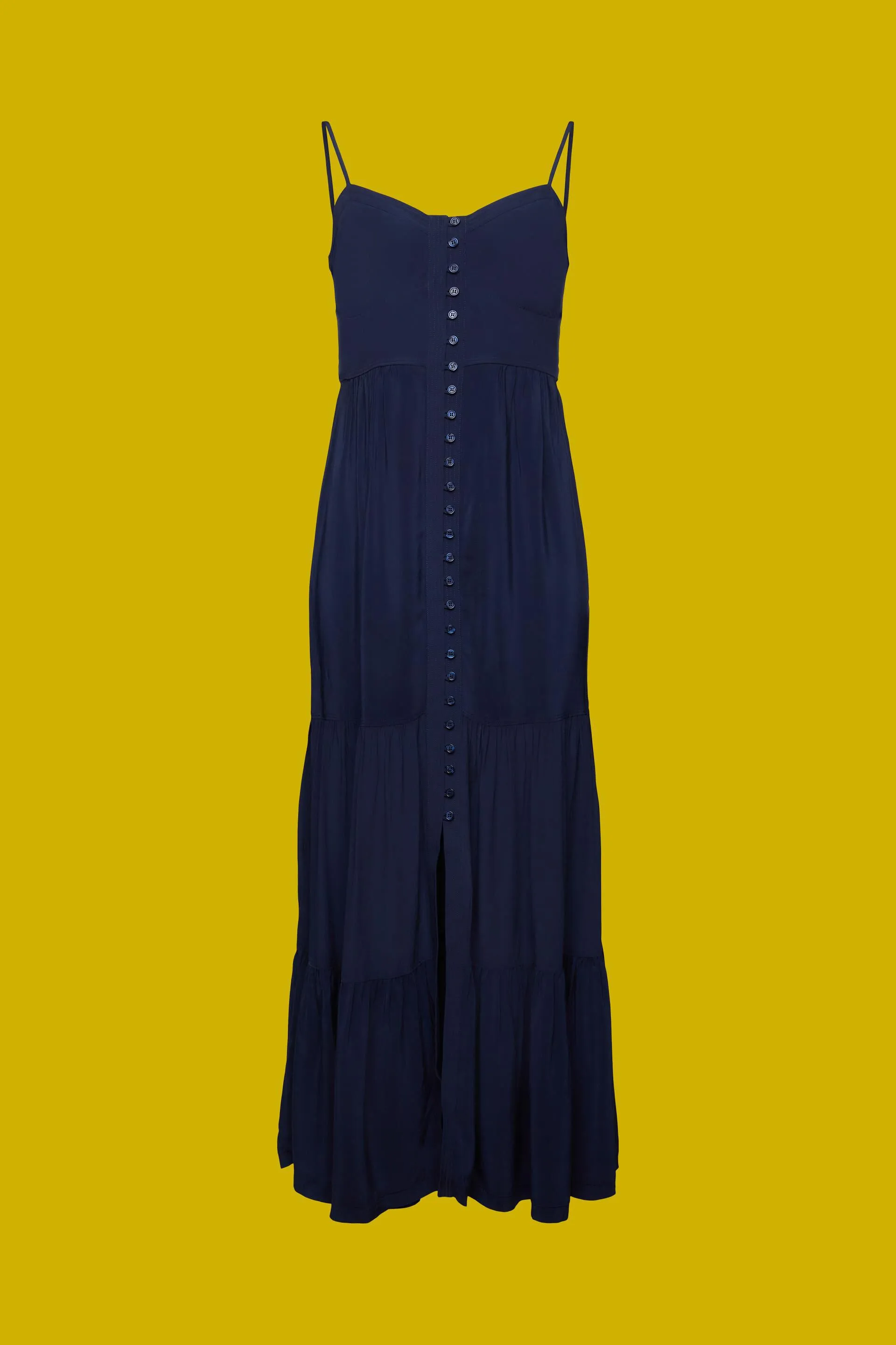 Abito maxi con spalline