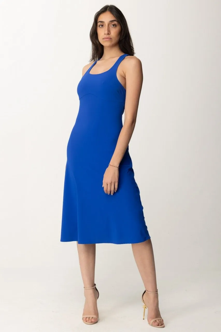 Abito midi Blue Wave