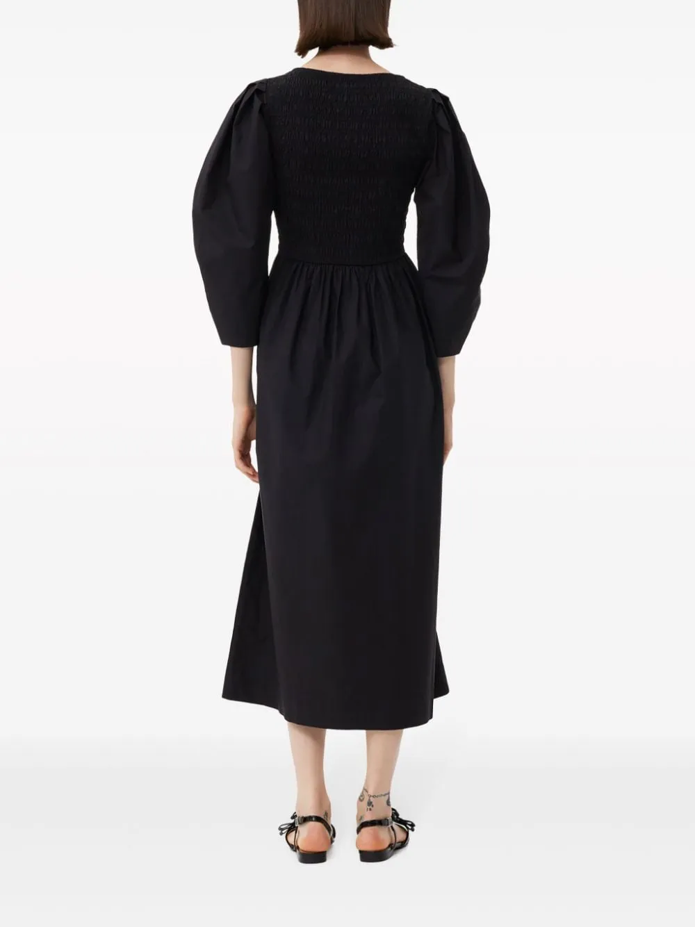 Abito midi in nero - donna