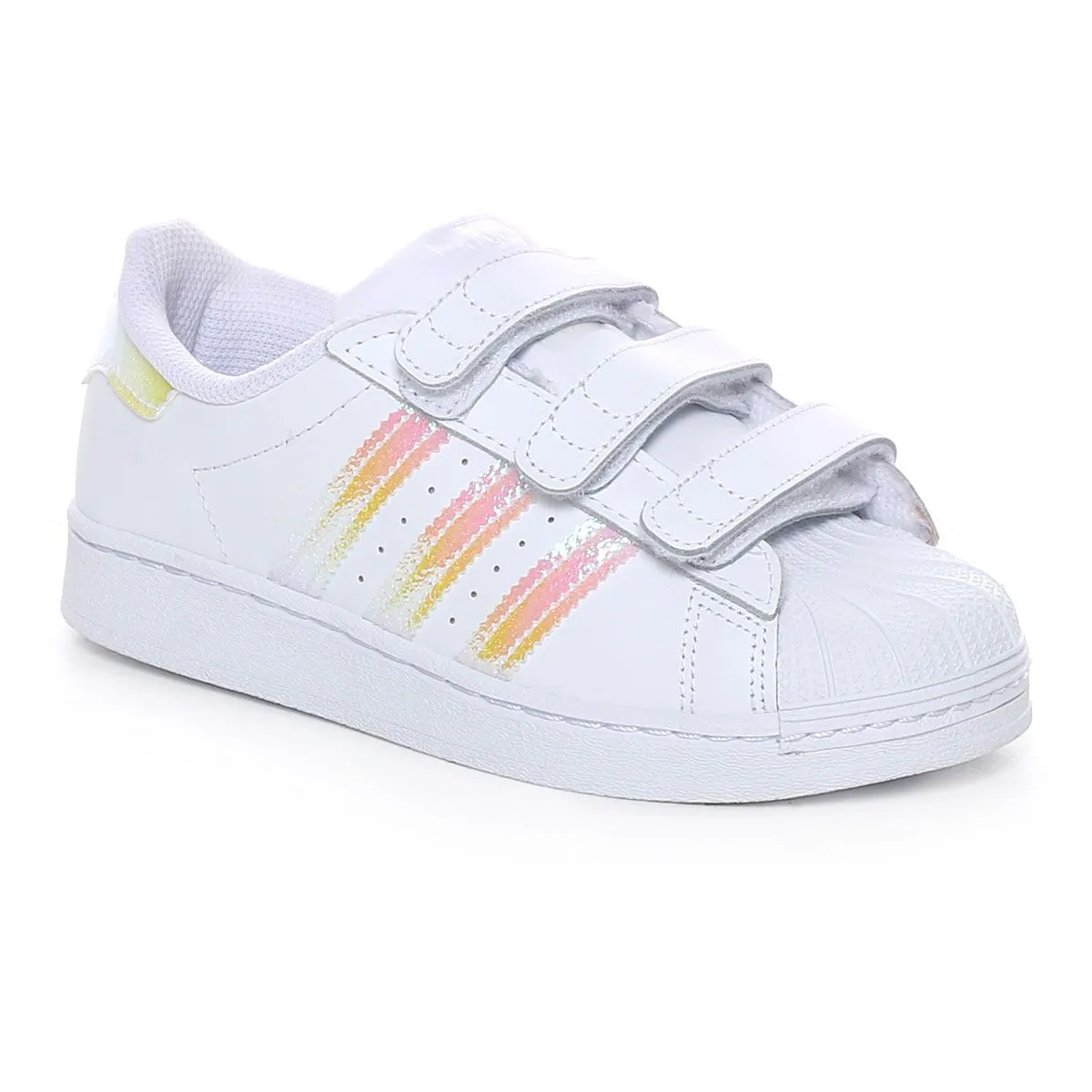 Adidas Superstar Cf C Bianco Cangiante