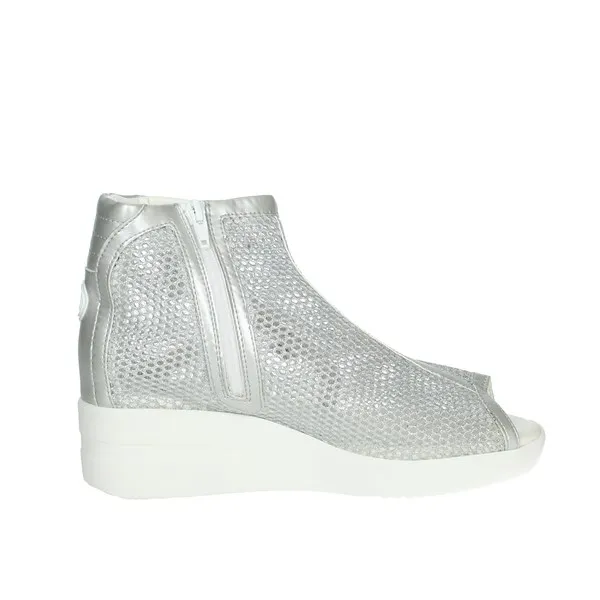 Agile By Rucoline  SNEAKERS BASSA JACKIE RETE 2635 ARGENTO