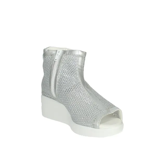 Agile By Rucoline  SNEAKERS BASSA JACKIE RETE 2635 ARGENTO