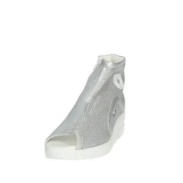 Agile By Rucoline  SNEAKERS BASSA JACKIE RETE 2635 ARGENTO