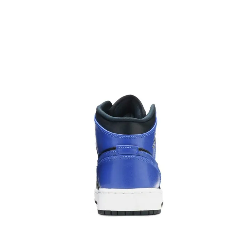 Air Jordan 1 Mid Bambino Nero-Blu
