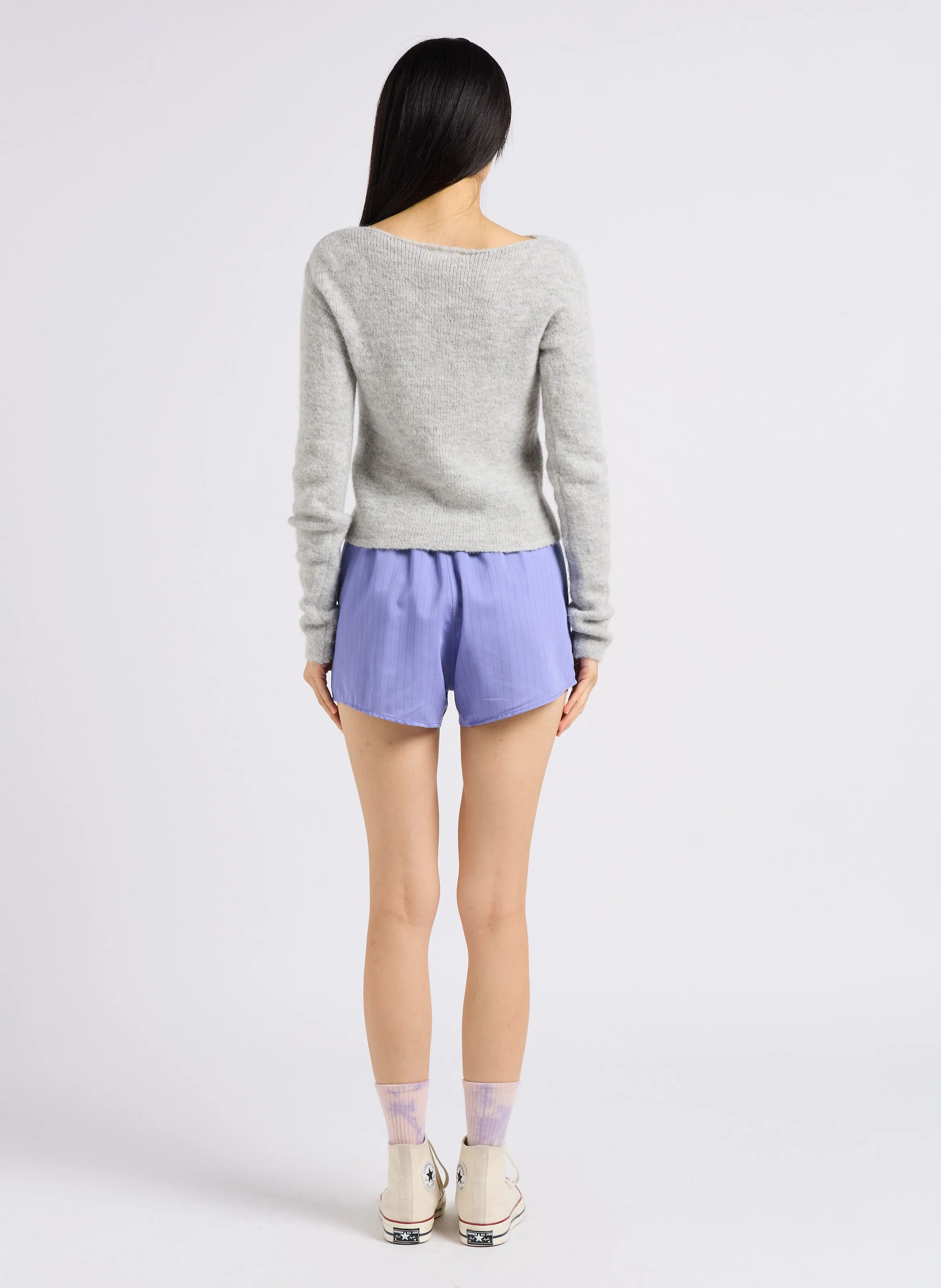  AMERICAN VINTAGE   EAST - Maglione con collo a barchetta | Grigio