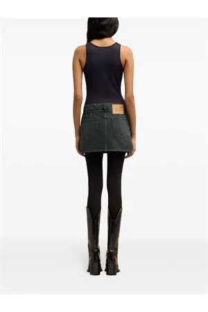 AMI Abbigliamento,Gonne Gonna in cotone nero 