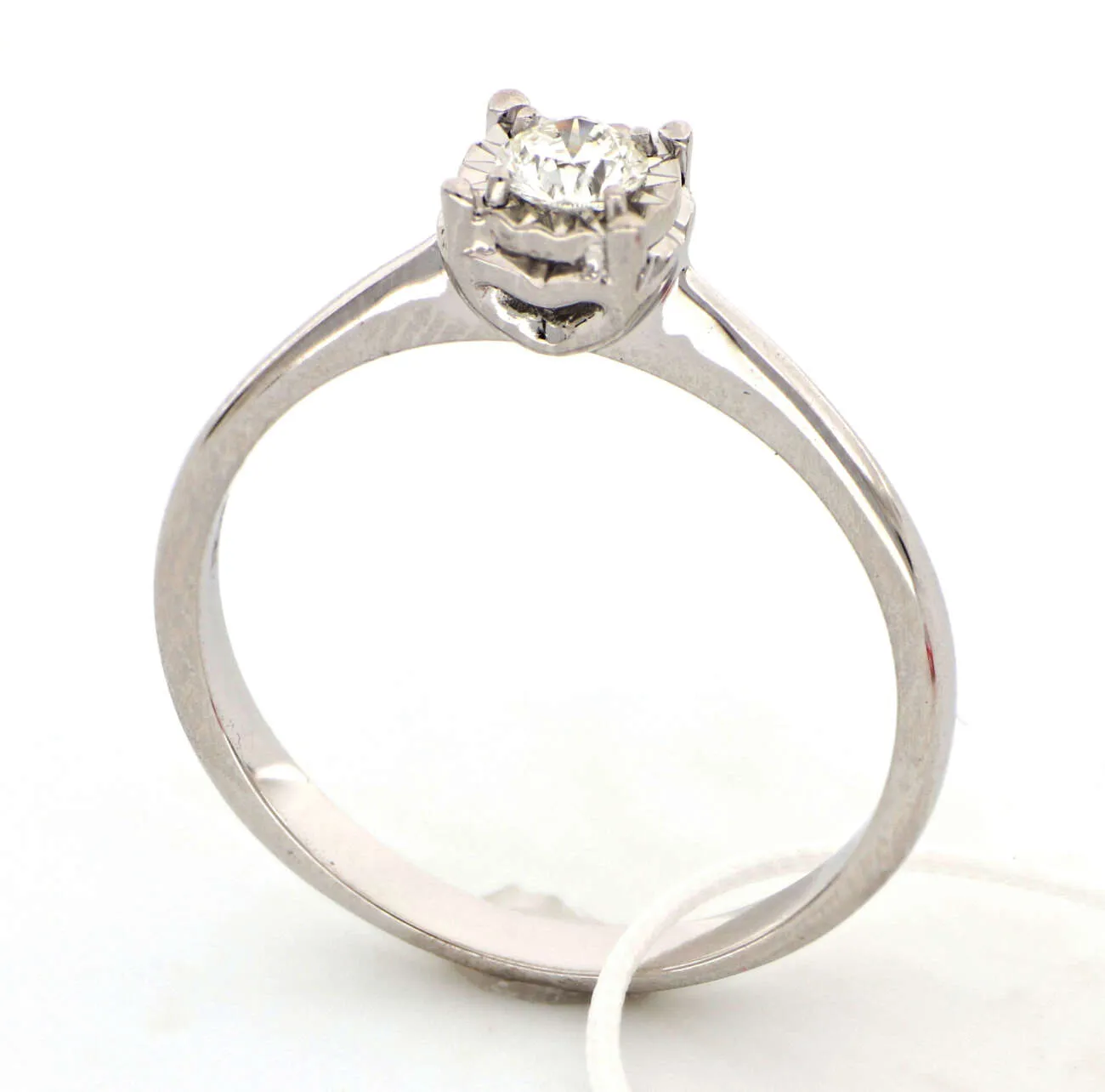 Anello solitario Donna oro in oro bianco e diamante DKAS7655.S010