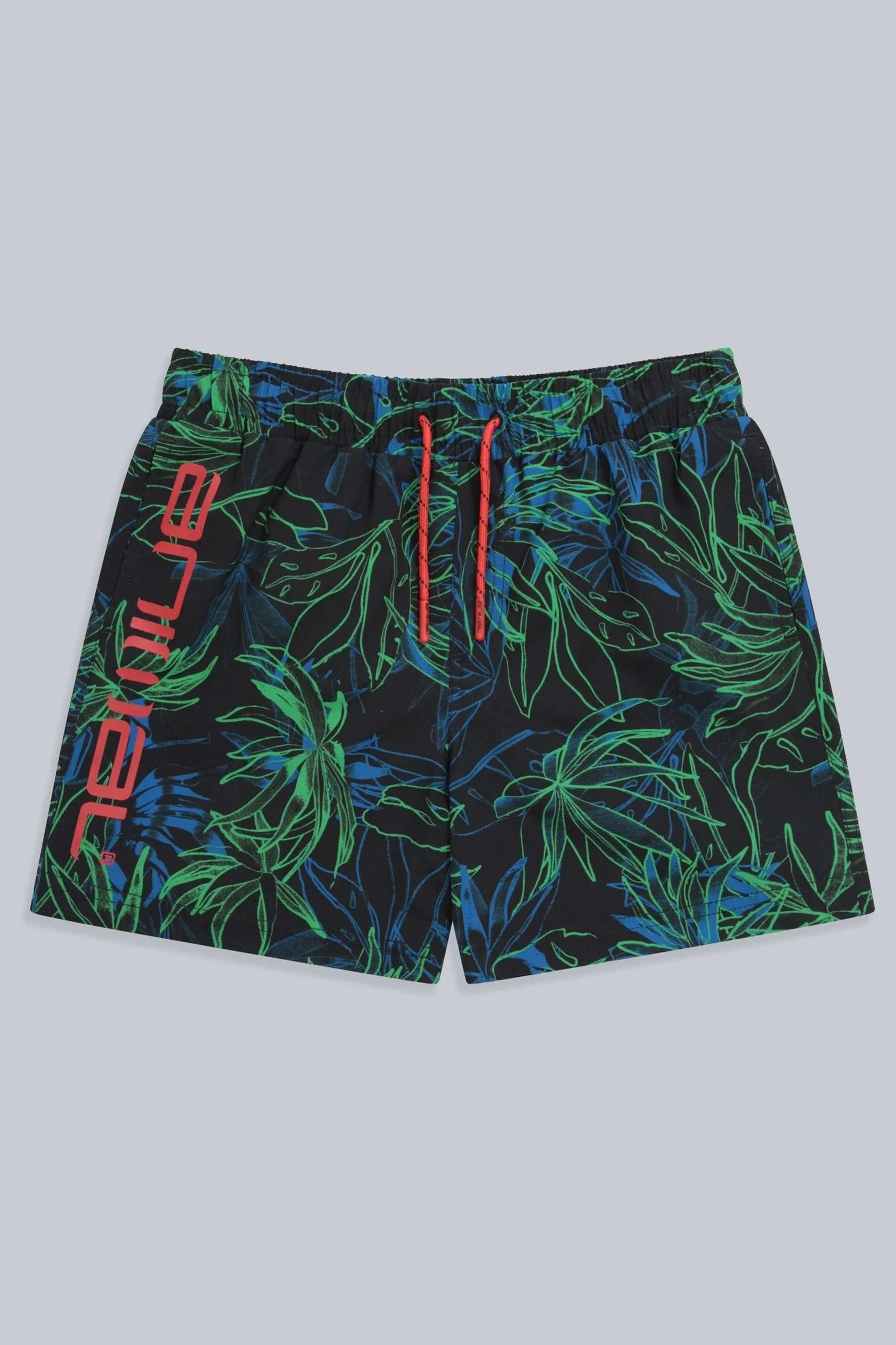 Animal - Jed - Shorts da surf con stampa in tessuto riciclato per bambini    