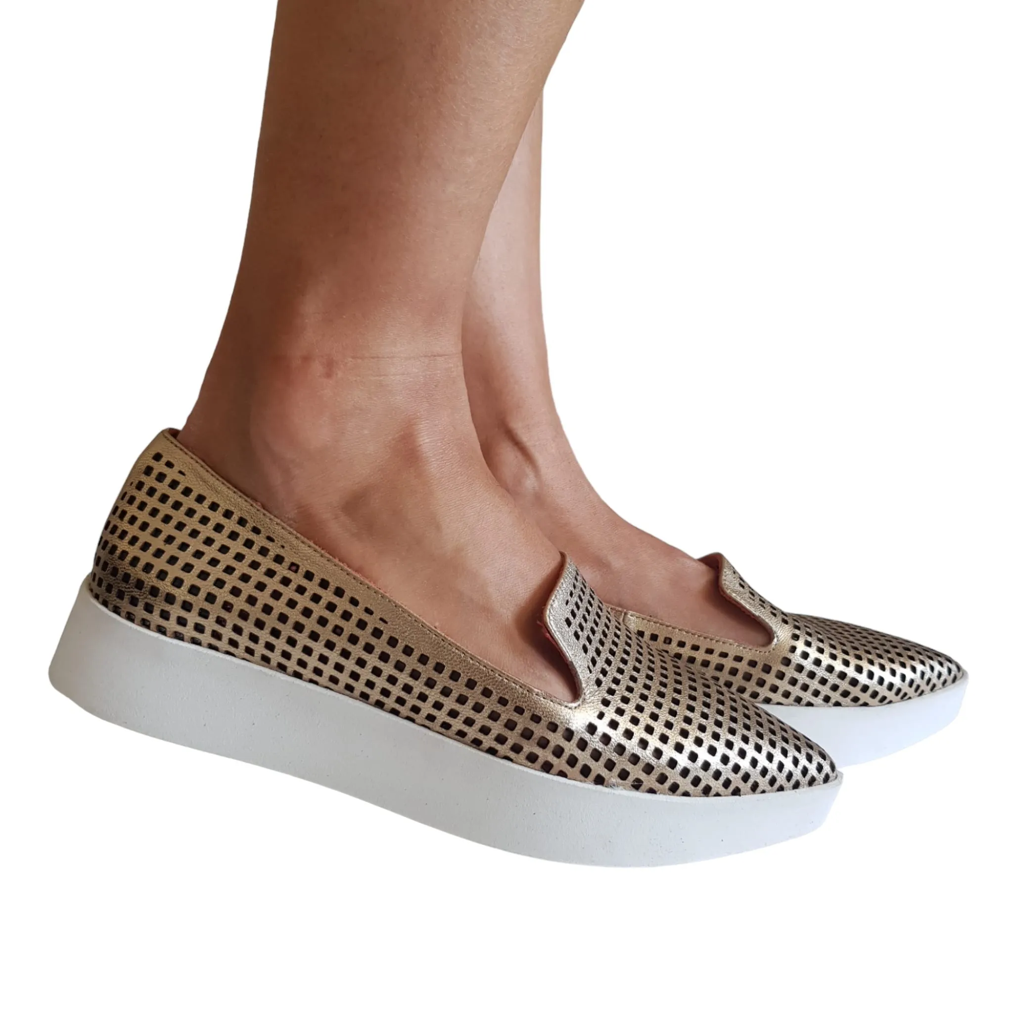 Apepazza Mocassino Donna Platino rif.697