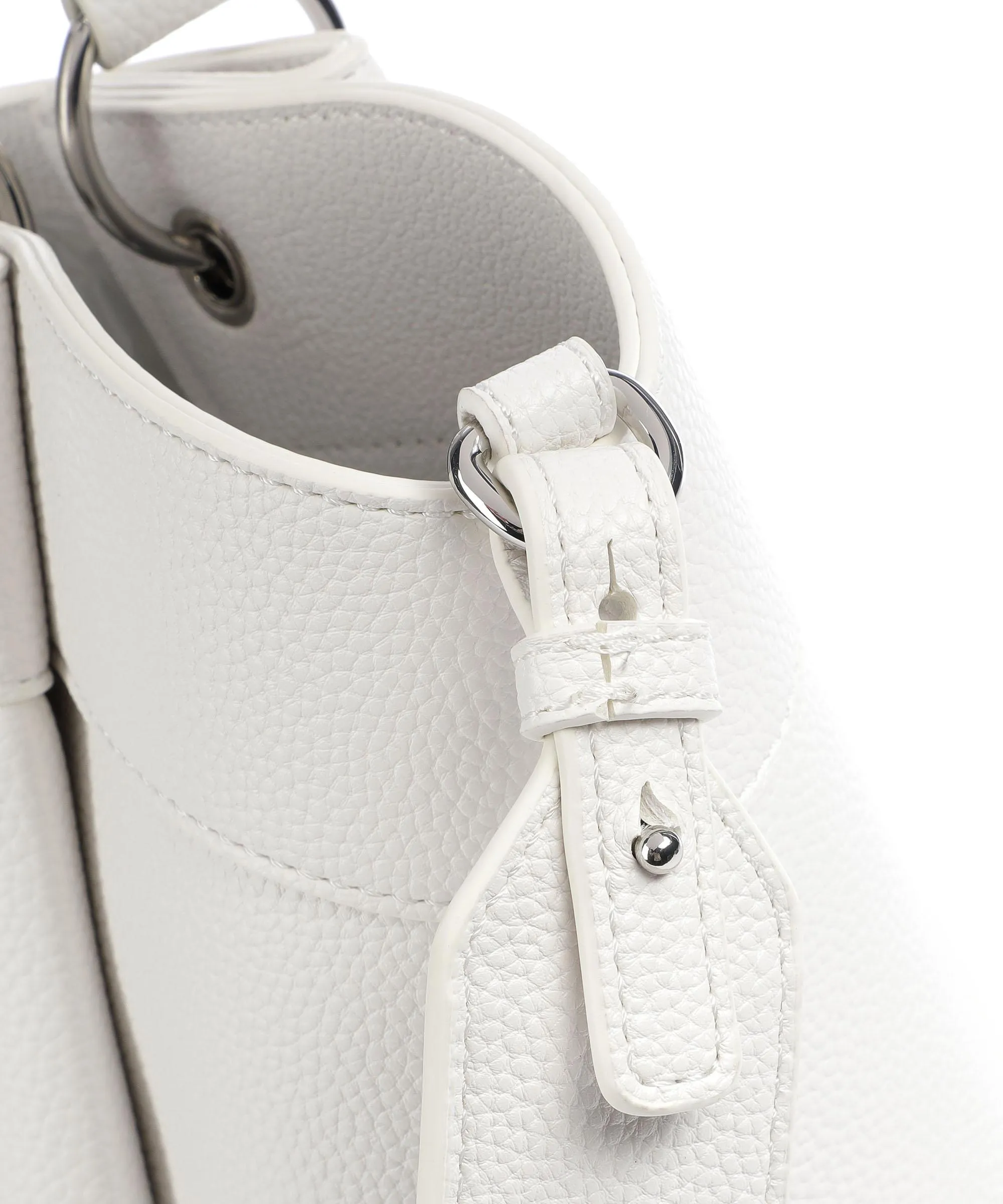  Armani Exchange Wave L Borsa a mano pelle sintetica bianco  