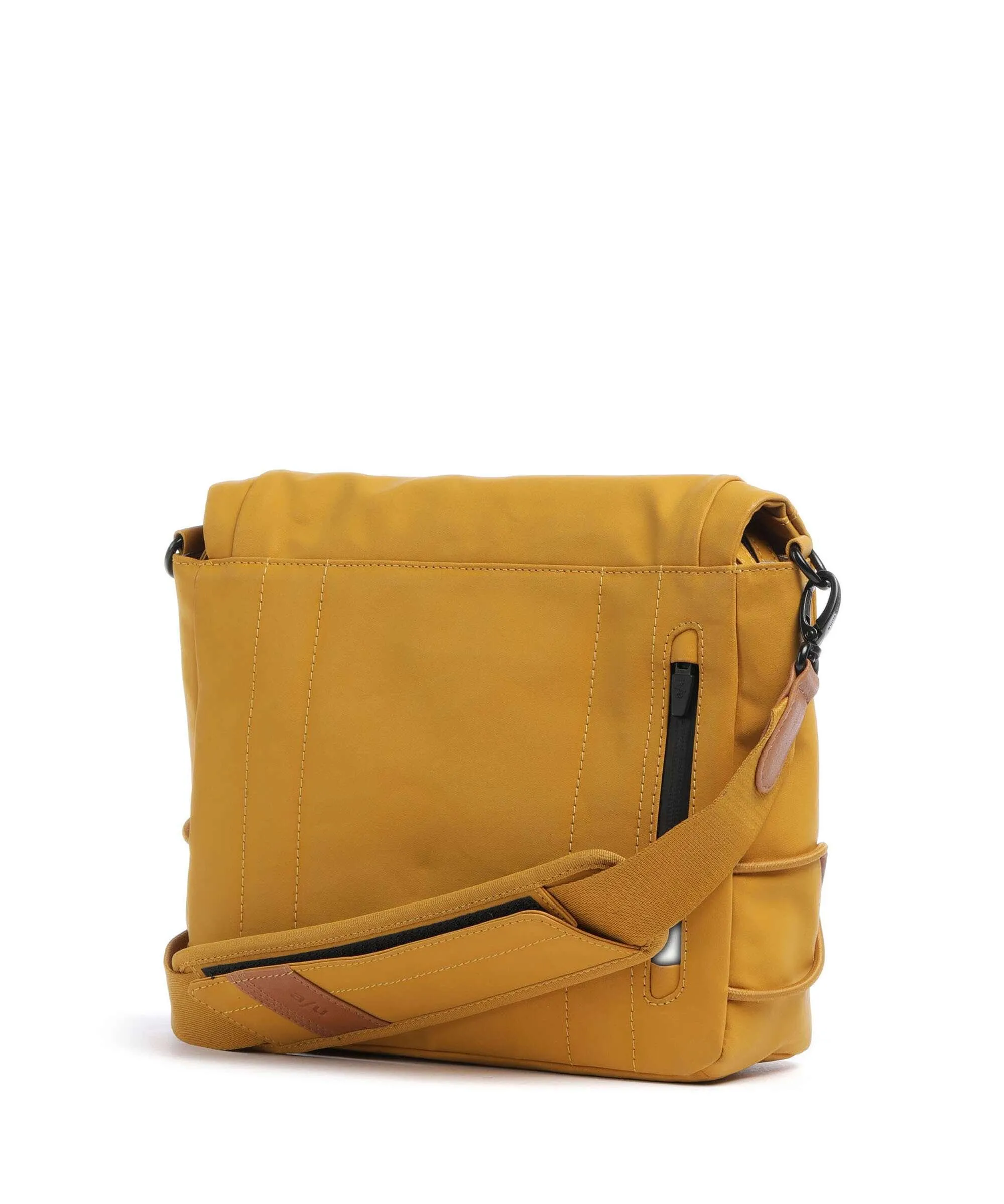  Aunts & Uncles Japan Sendai Borsa messenger cotone biologico giallo senape  