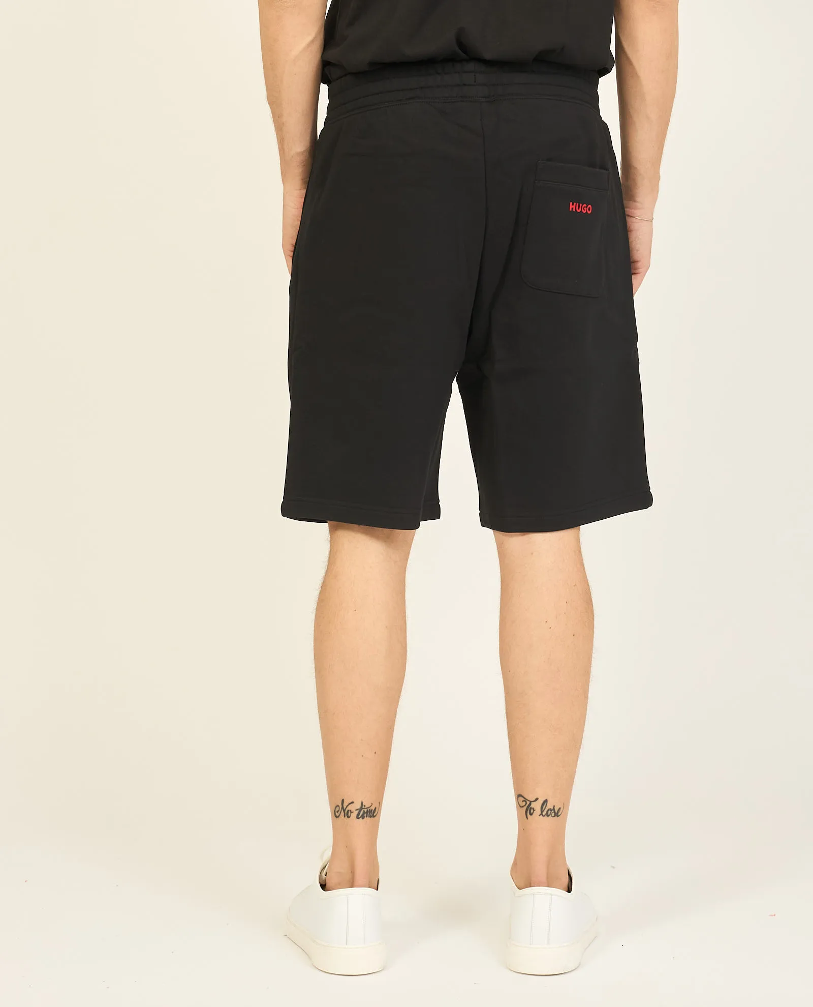Bermuda Hugo in terry di cotone con logo