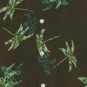 Blend Camicia da uomo manica corta a fantasia Short Sleeved Shirt 20715452 190414 forest night