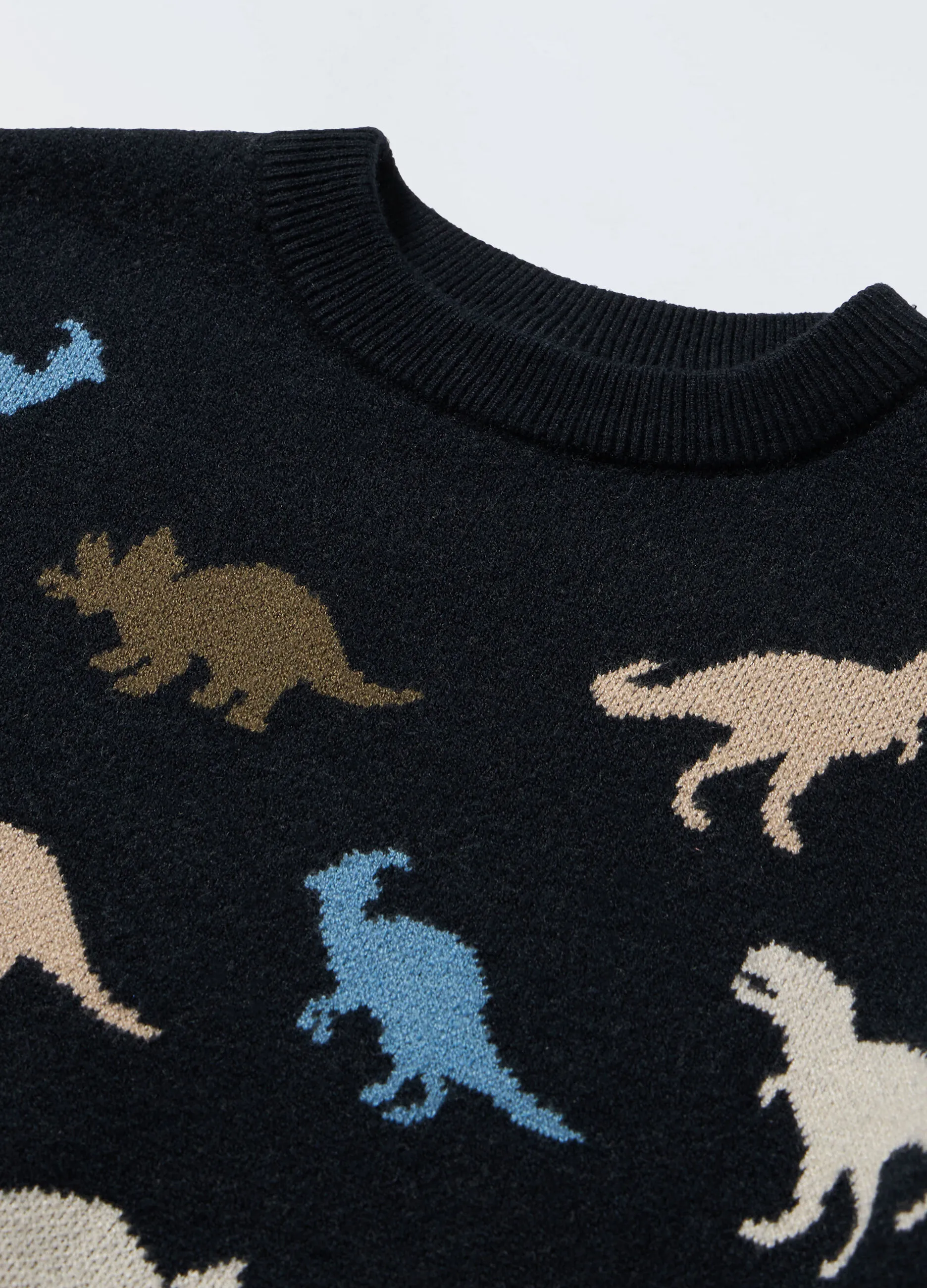 BLUKIDS  Maglione tricot con motivo jacquard bambino