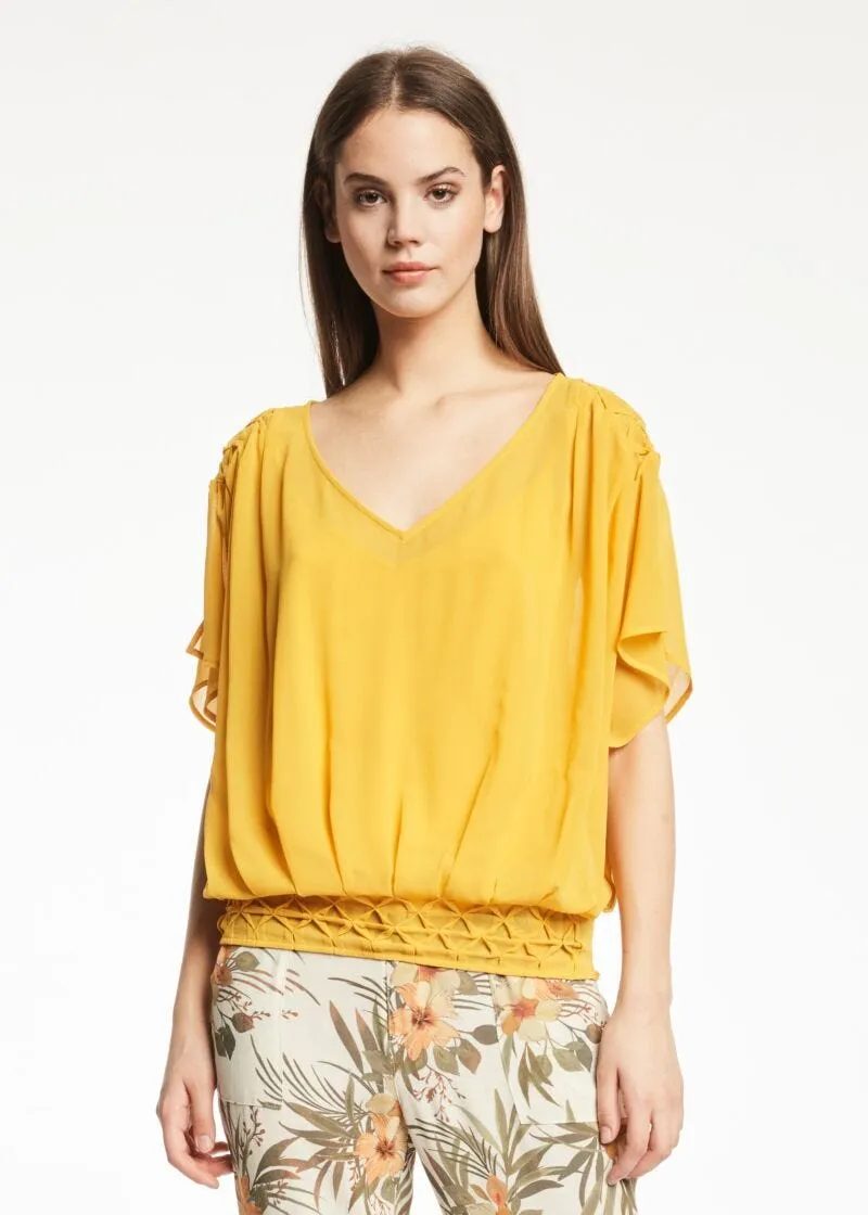 Blusa in georgette