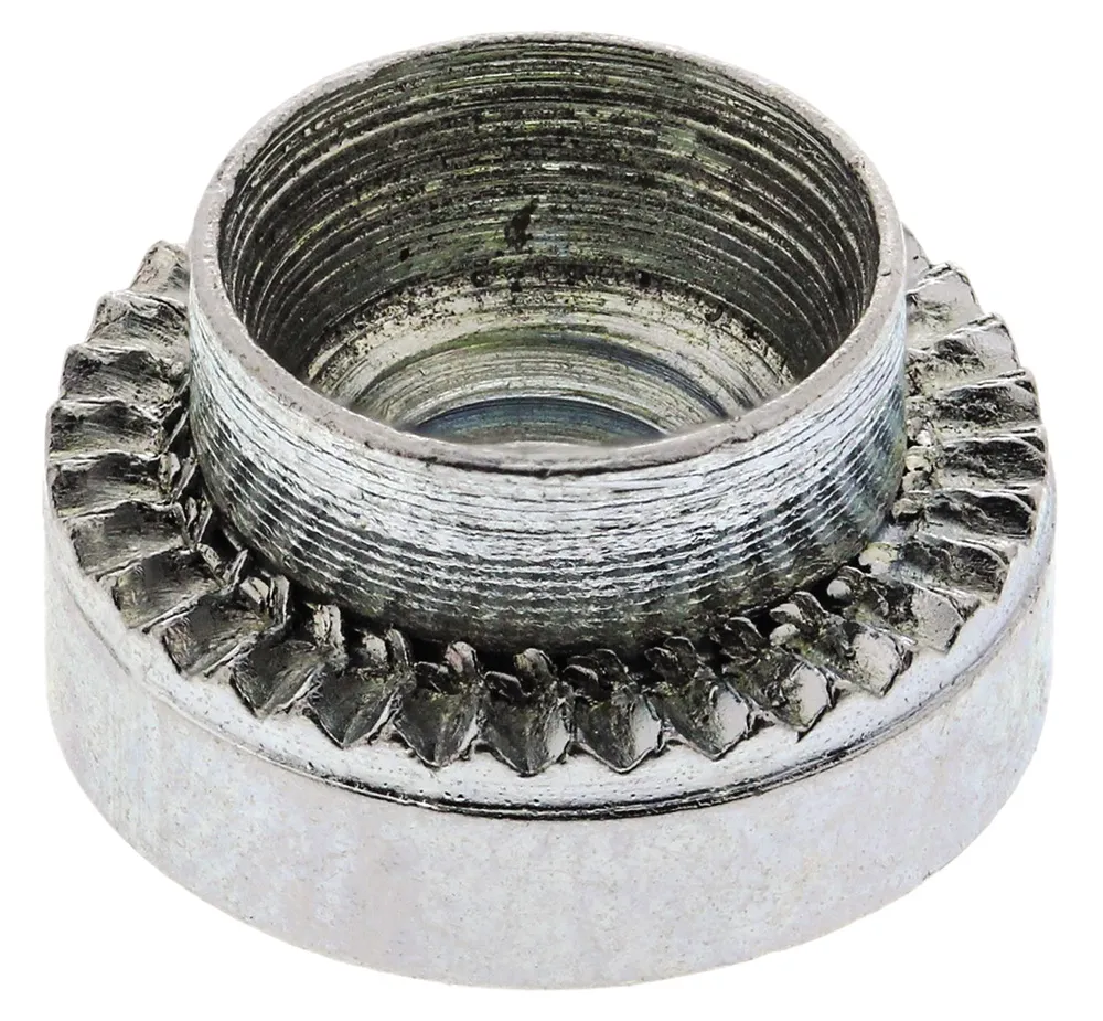 Boccola rivetto Hank, in Acciaio Zincato e passivato chiaro, filettatura M4, Ø foro di fissaggio 6.75mm