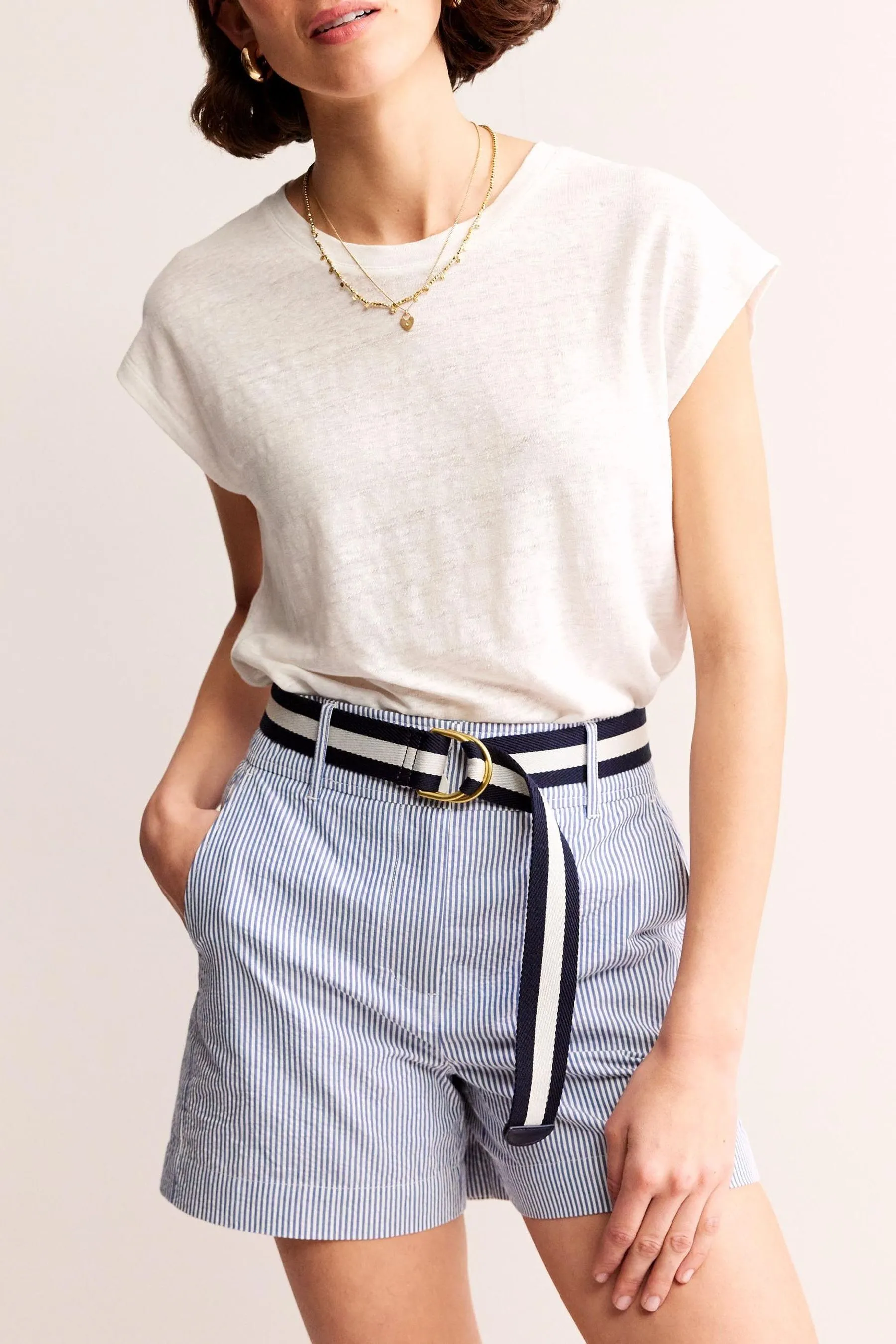Boden Webbing D-Ring Belt    