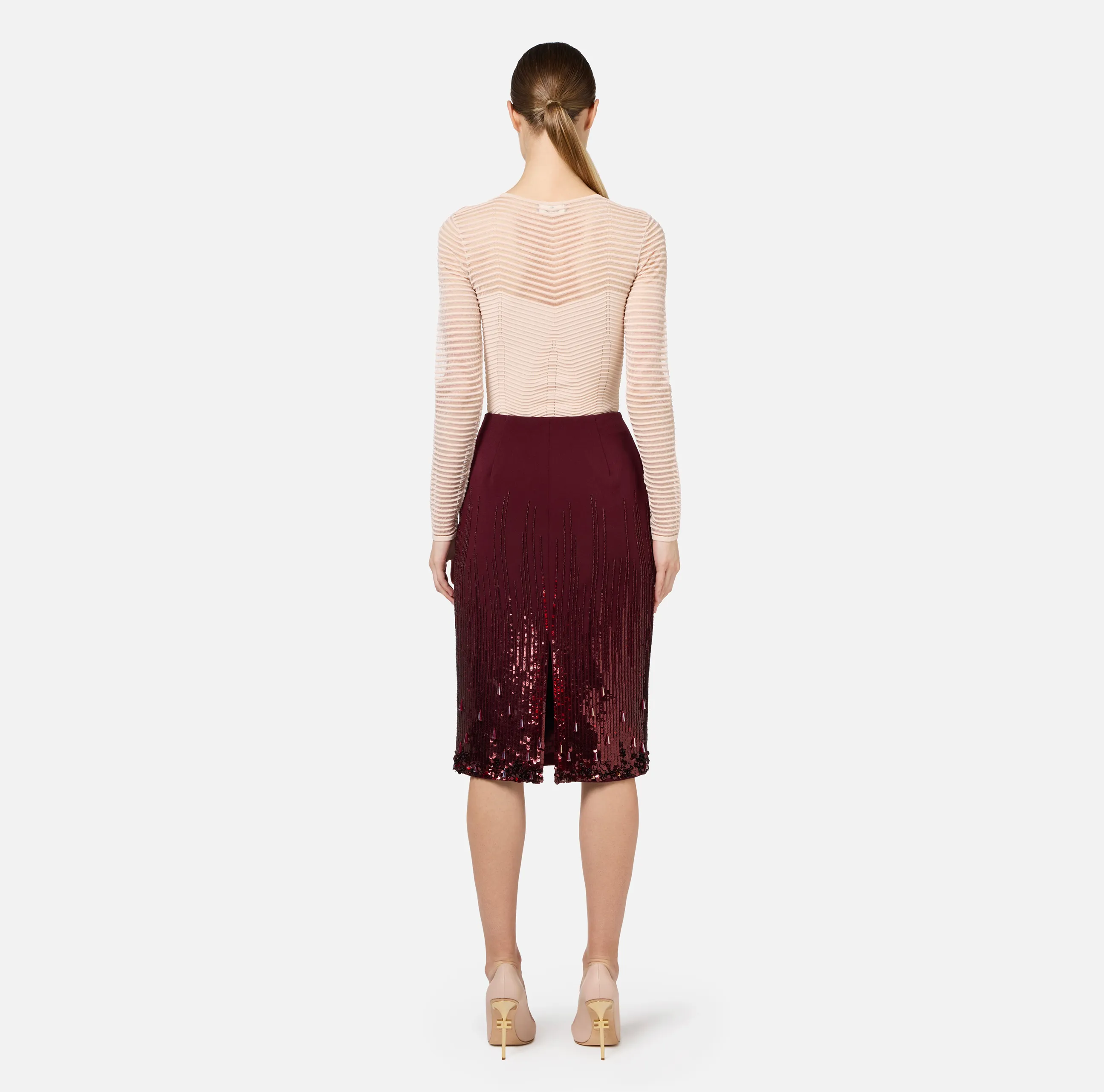 Body in viscosa motivo chevron