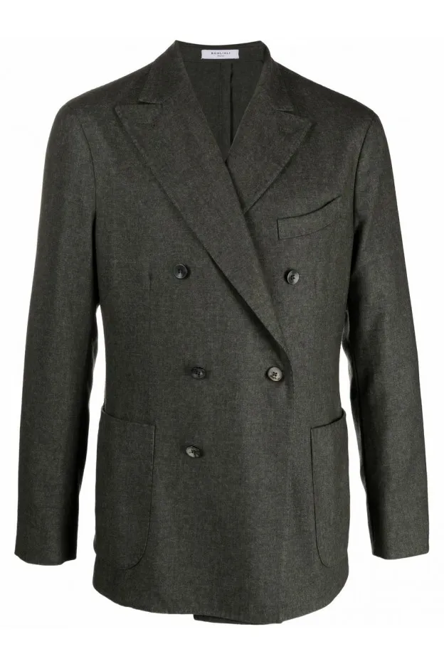 Boglioli Blazer doppiopetto antracite