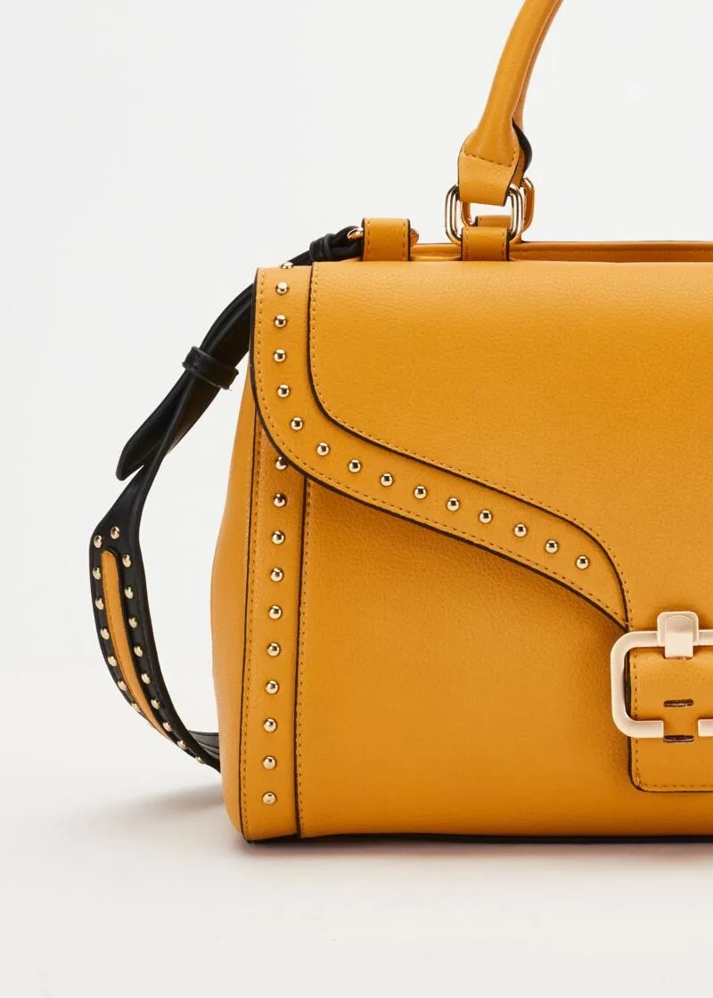 Borsa a mano con borchie