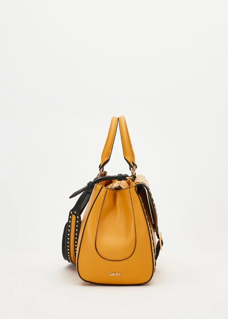 Borsa a mano con borchie