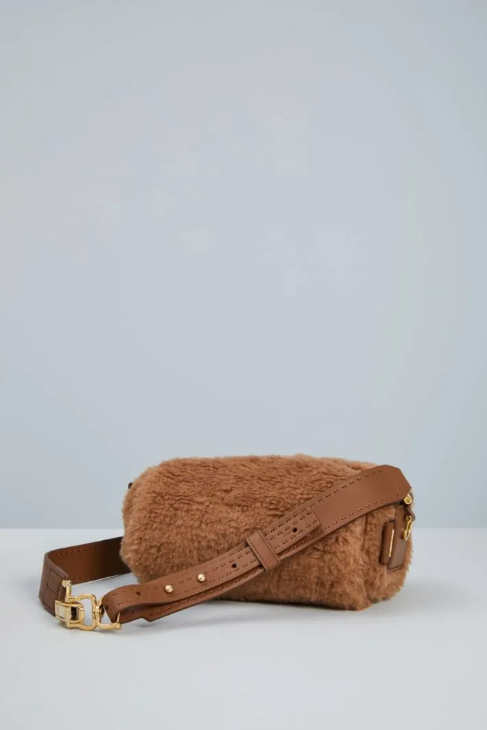 Borsa small in tessuto Teddy