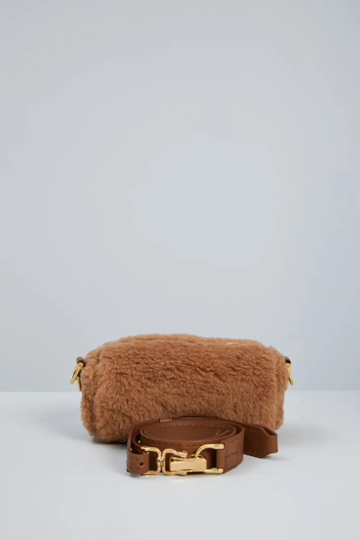 Borsa small in tessuto Teddy