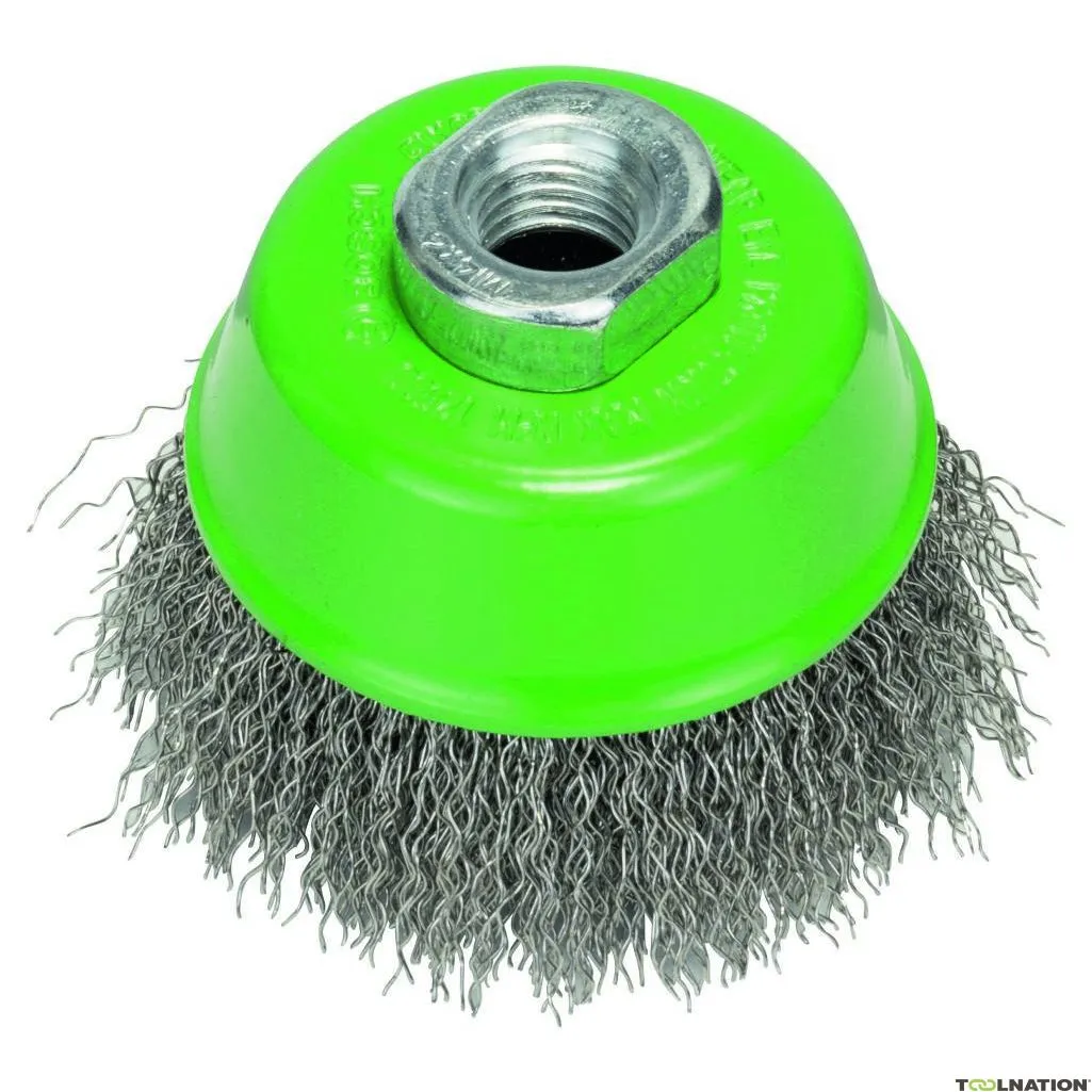 Bosch Professional Accessori 2608622102 Spazzola metallica 75 mm INOX ondulata M14