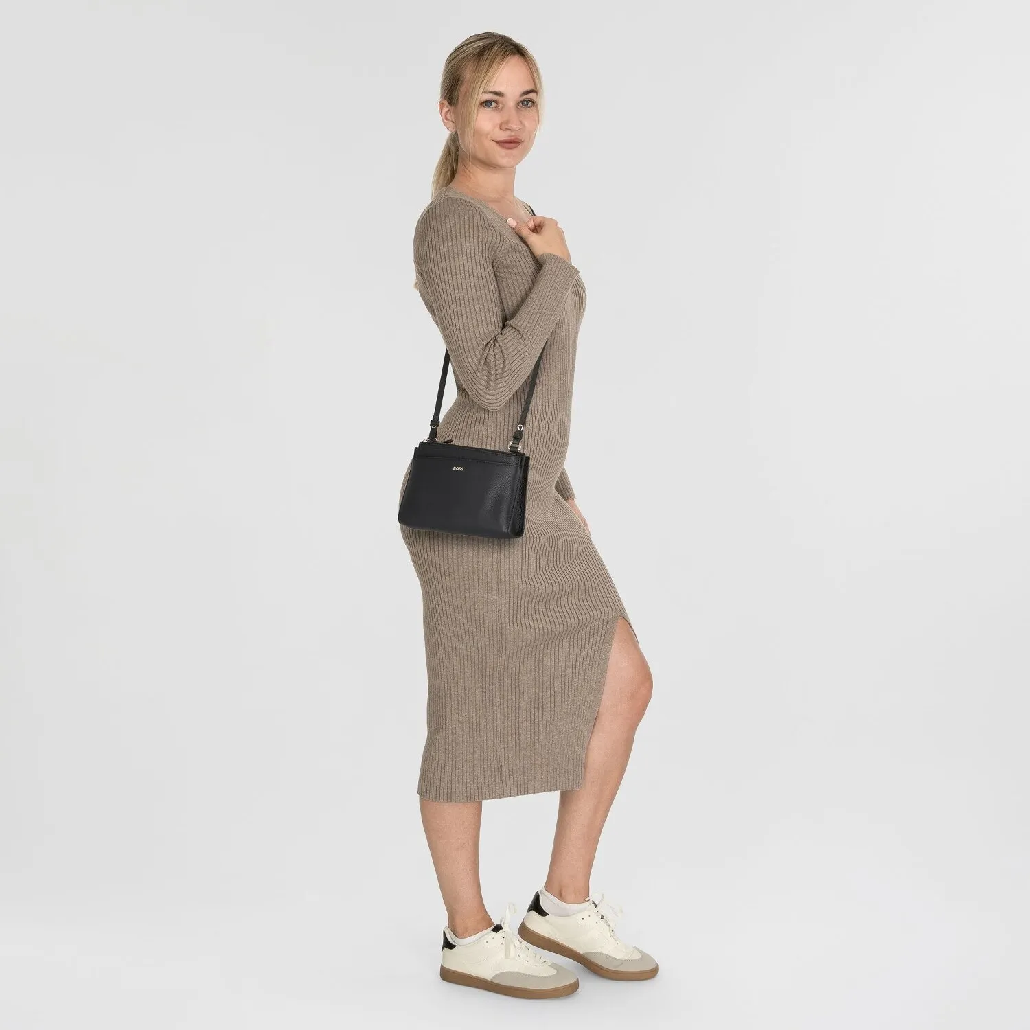 Boss Alyce Borsa a tracolla Pelle 24 cm