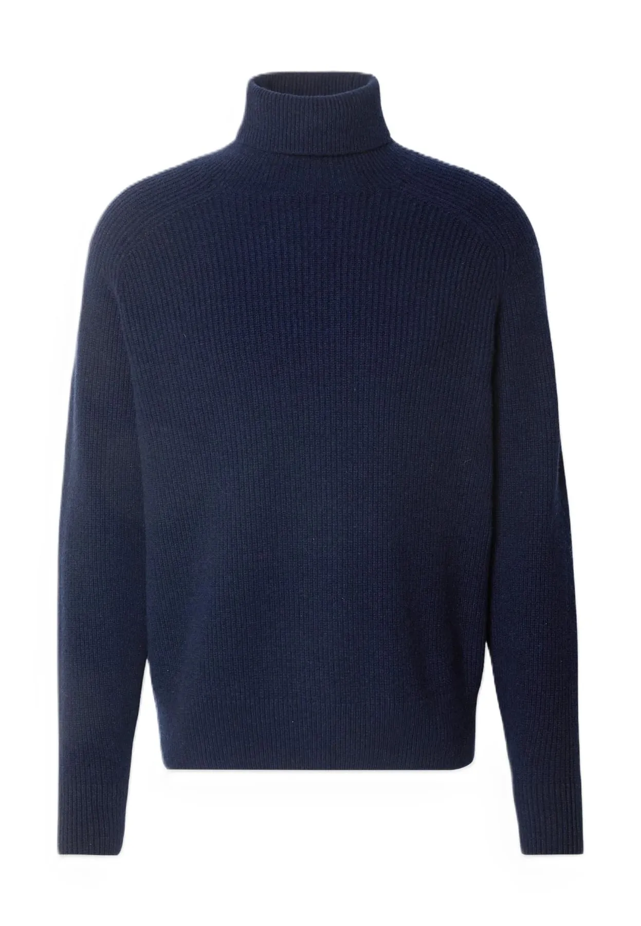 Boss Maglione Collo Alto in Lana Blu - Evento