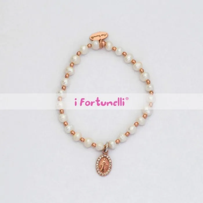 Bracciale I Fortunelli Madonna Rosa - Pema02