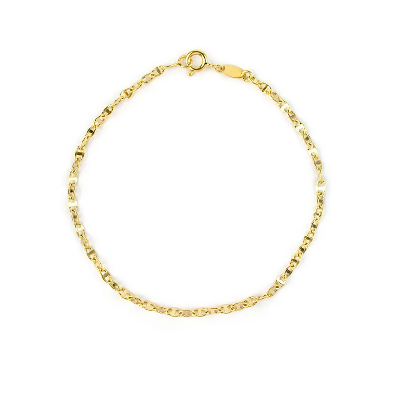 Bracciale uomo in oro giallo